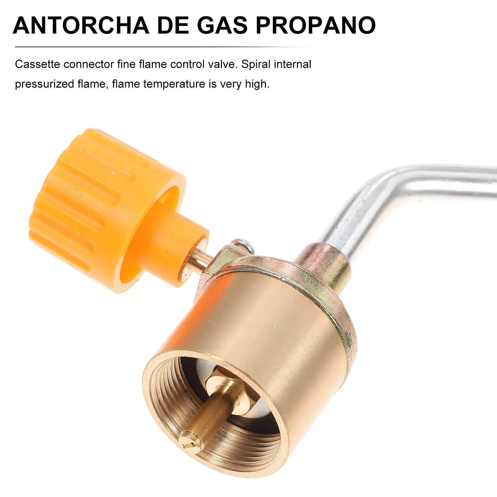 Professional Cassette Connector Gas Torch with Spiral Pressurized Flame High Temperature Torch for Welding Soldering Heating