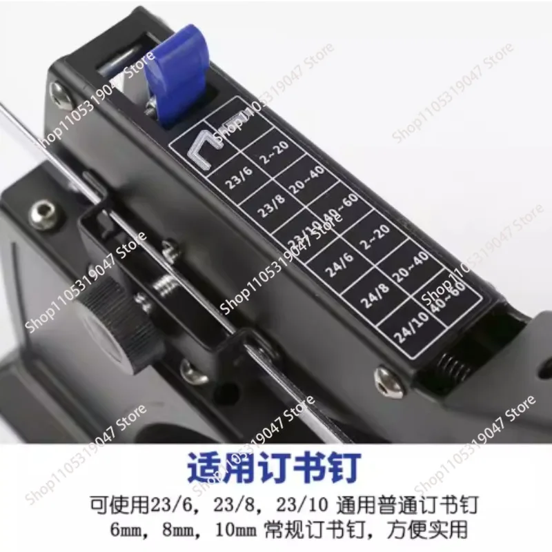 Heavy Duty Manual Saddle Stitch Stapler SH‑03 A3 A4 Booklet Binding Machine Flat & Saddle Stitch for Print Shop