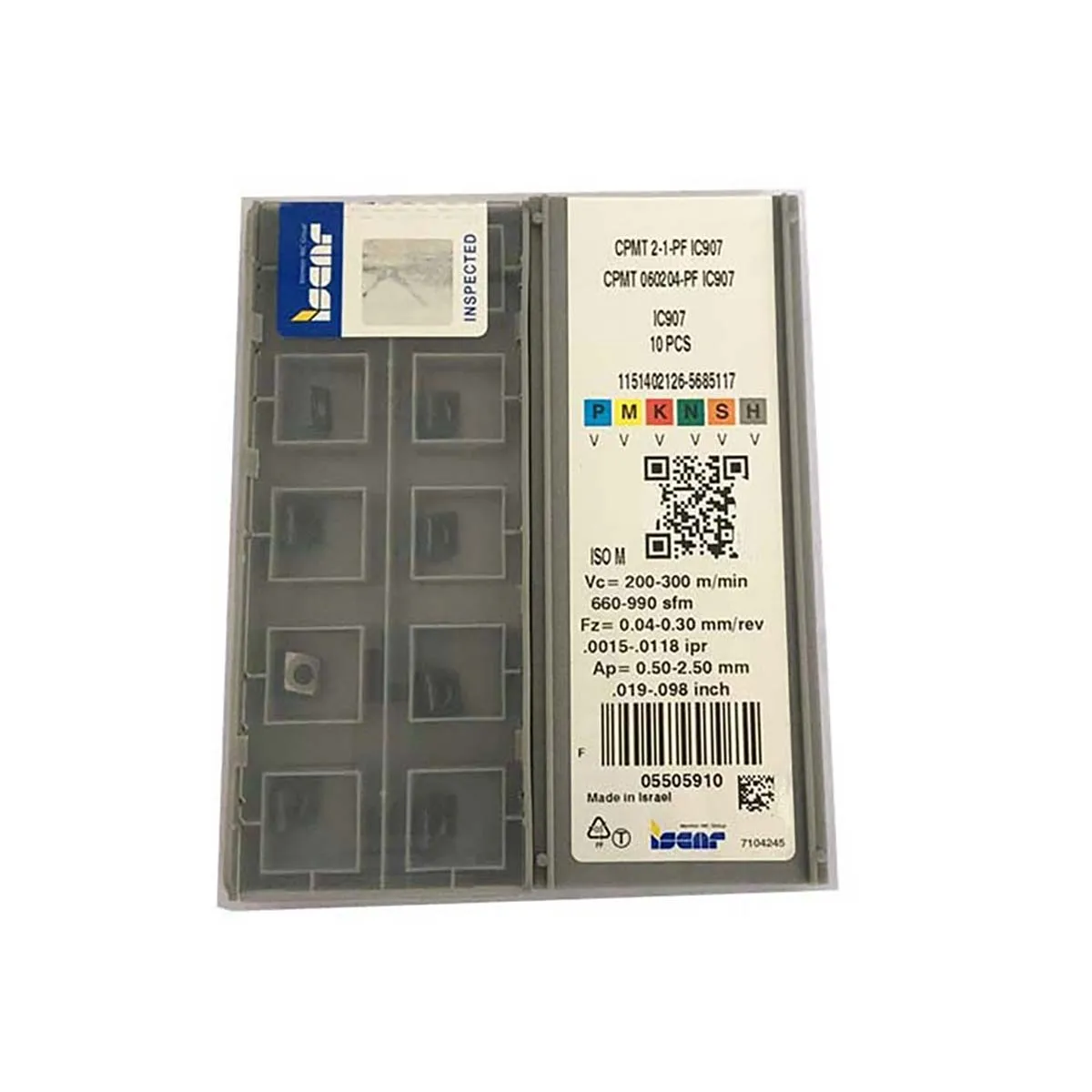 

100% оригинальные токарные пластины среднего карбида CPMT060204 PF IC907