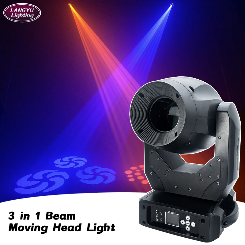 3 in 1 Beam Pattern Light Voice controlled for disco party Stage Light Effect Christmas party  Bar atmosphere light DJ Show