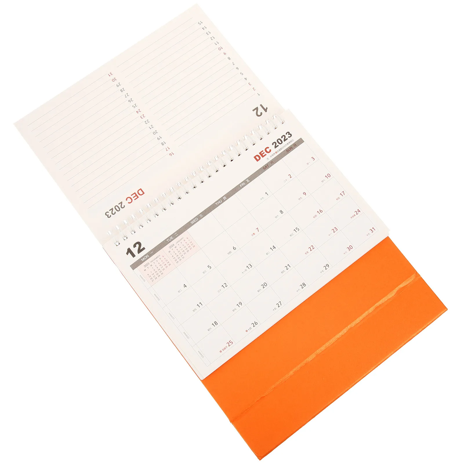 2024 Desk Calendar with Thick Paper – Monthly Planner for Office, Daily Notes, Scheduling & Birthday Reminders