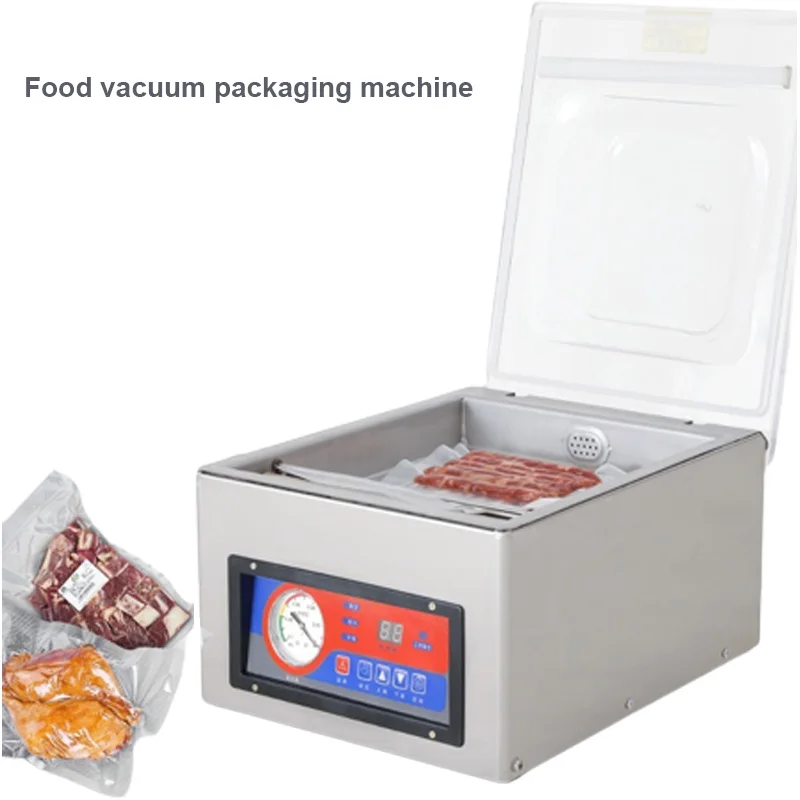 

Food Vacuum Packing Machine Commercial Chamber Vacuum Sealer Kitchen Meat Bag Packaging Food Saver Sealing Tools 220V