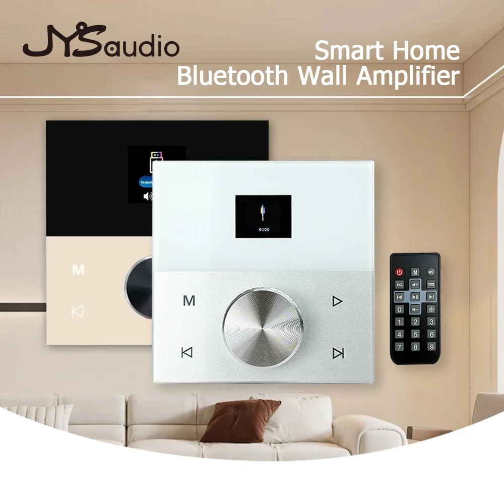 AMPLIFICADOR confiable de pared con Bluetooth, amplificador montado en la pared de Audio para el hogar, Panel de Control de sonido 86, reproductor de música de fondo de 2 canales y 4 canales