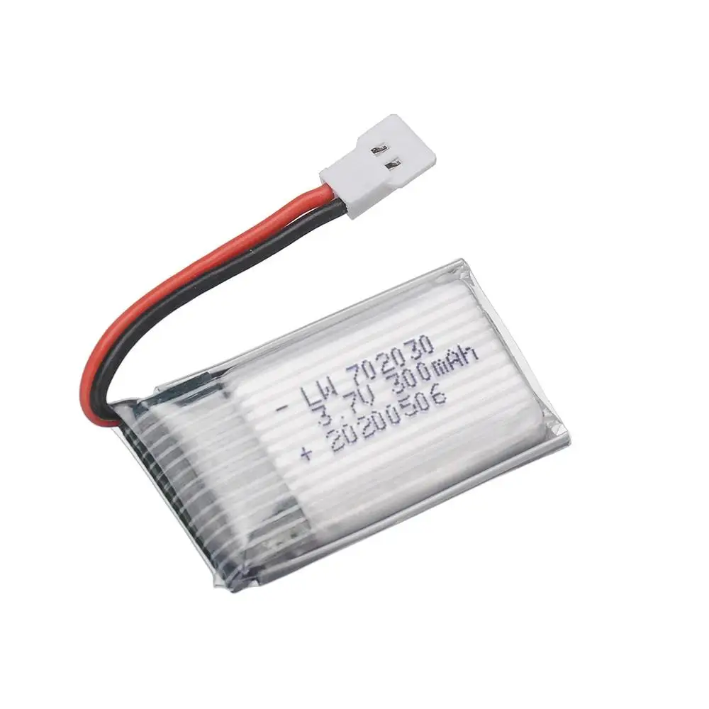 3.7V 300mAh lipo battery For E55 FQ777 FQ17W DFD F180 FY530 U816 U830 H107 X11C Battery 20C 702030 For RC Quadcopter Spare Part