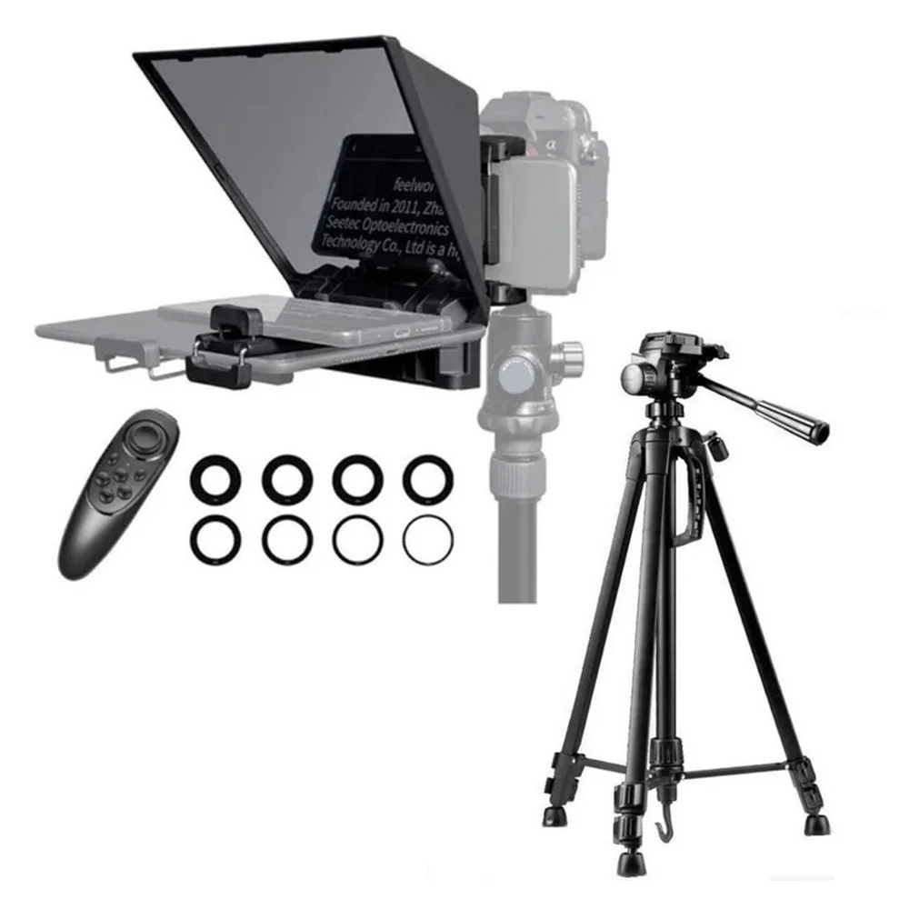 Teleprompter 8 Feelworld Tp2a Smartphones And Cameras + Tripe