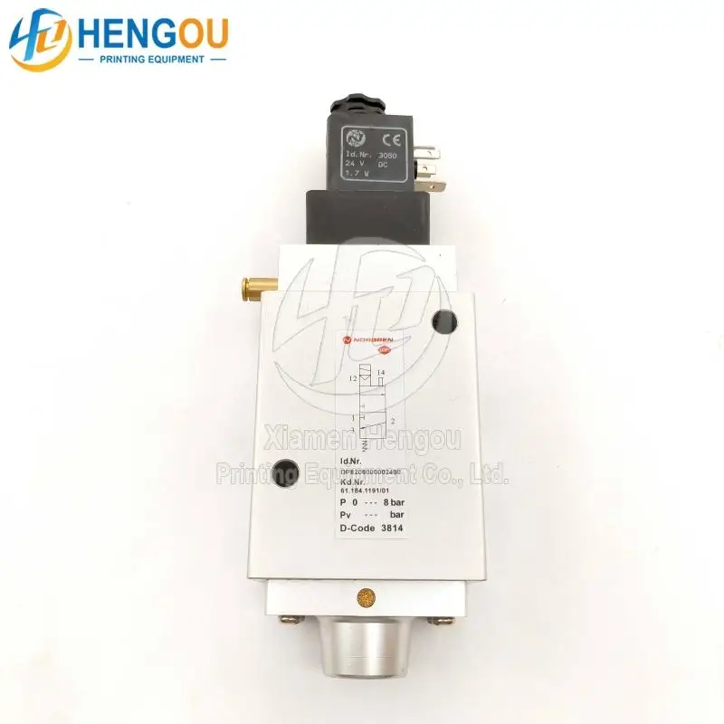61.184.1191/01 Solenoid Valve for Offset Printing Machine SM102 CD102 PM52 SM74 M4.335.001 61.184.1191