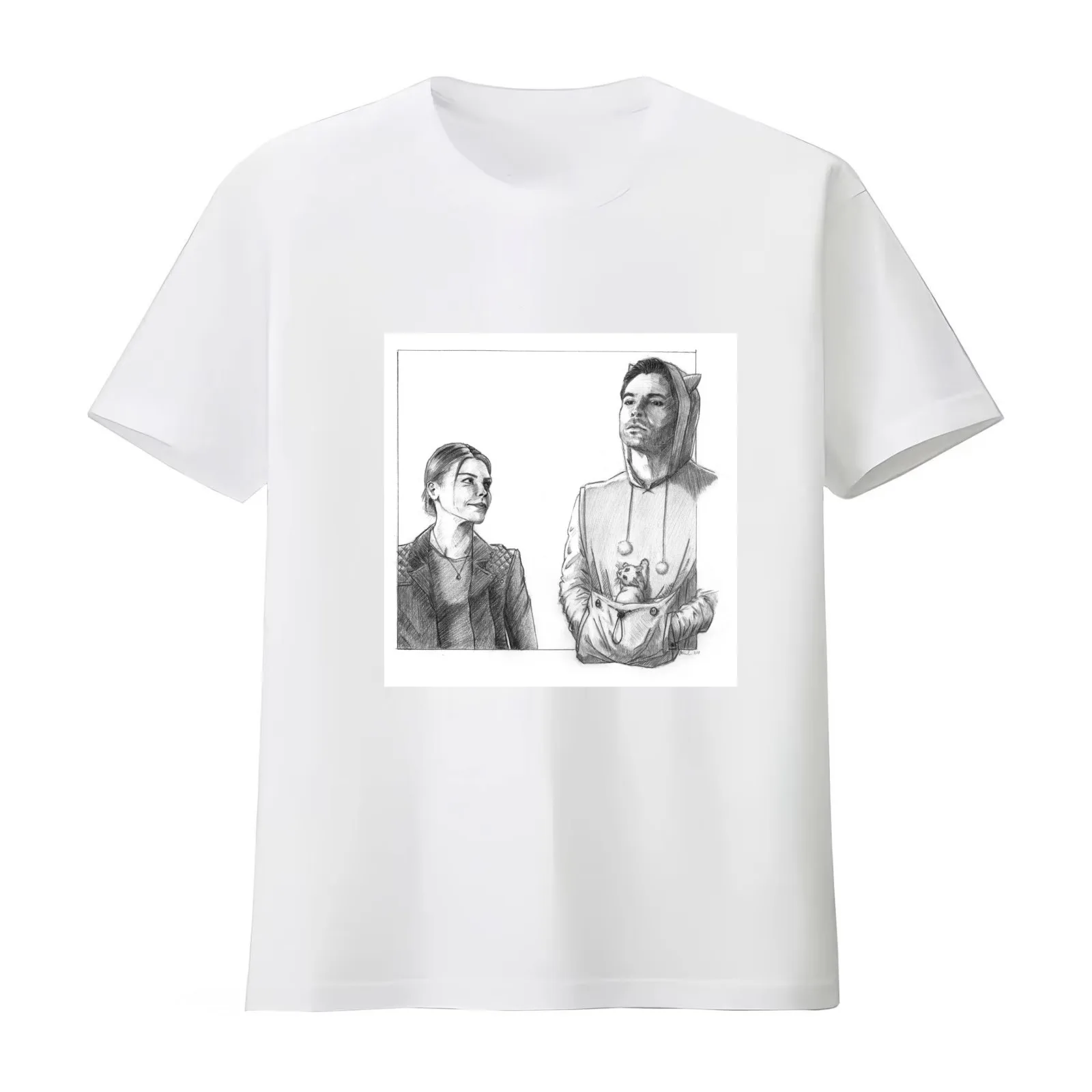 The Fierce Protector T-Shirt Summer Casual Cotton Tee Oversized Streetwear Tops Vintage Graphic Print Loose Fit Short Sleeve