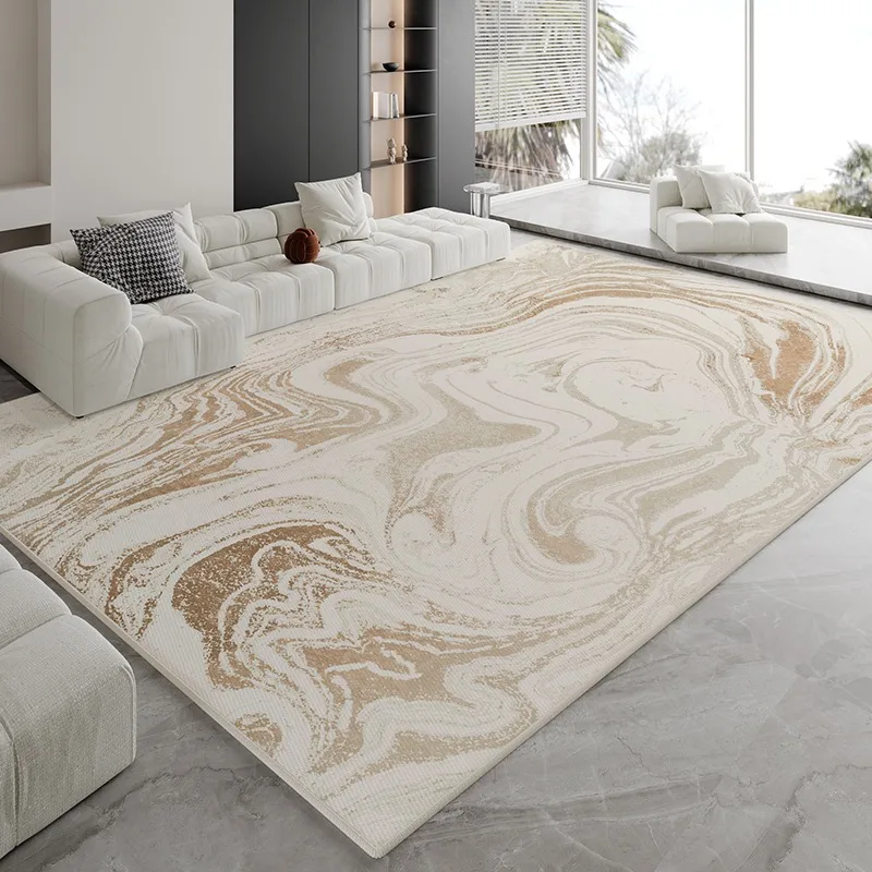 

Modern Minimalist Line Decoration Living Room Carpet Large Area Bedroom Rugs Light Luxury Coffee Tables Floor Mat Ковер Tapis 러그