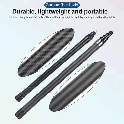 Imagen 2 del producto Monopié escalable de fibra de carbono 3M, edición extendida, palo de Selfie Invisible para Insta360 X3 X2 para Go Pro 9 10 11 12 trípode
