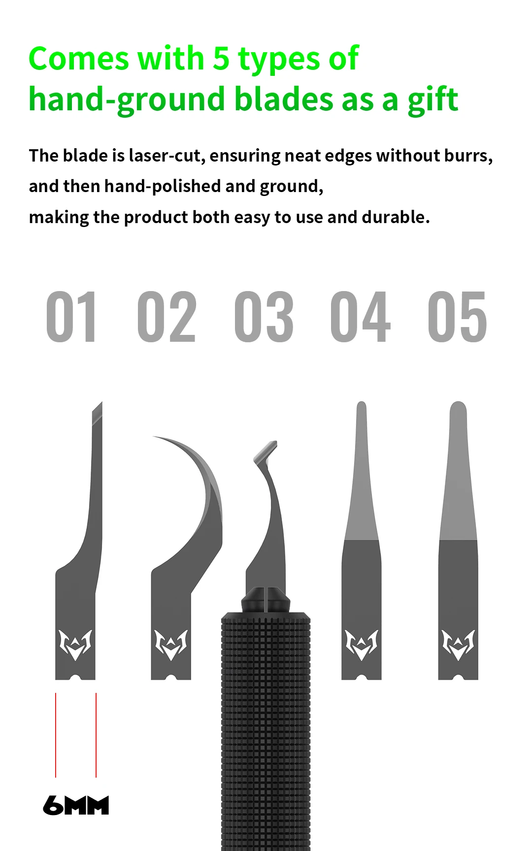 ميكانيكي سورين واحد LED إصلاح سكين سبائك الألومنيوم مع مستشعر الاهتزاز ضوء التنفس للهاتف PCB أداة إصلاح اللوحة الأم