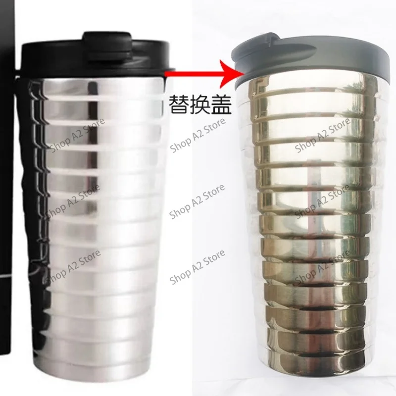 Coffee cup lid accessories, sealed leak-proof lid, flip lid, drink water directly