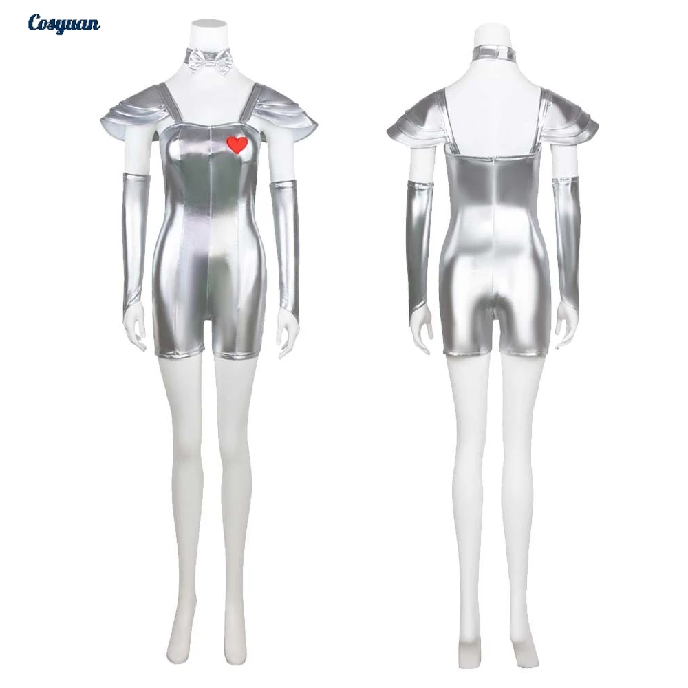 

Костюм Железного человека из фильма «Волшебник страны Оз» для женщин, наряд для вечеринки, маскарадный костюм для ролевых игр, женский костюм на Хэллоуин, карнавальный наряд, комплект одежды