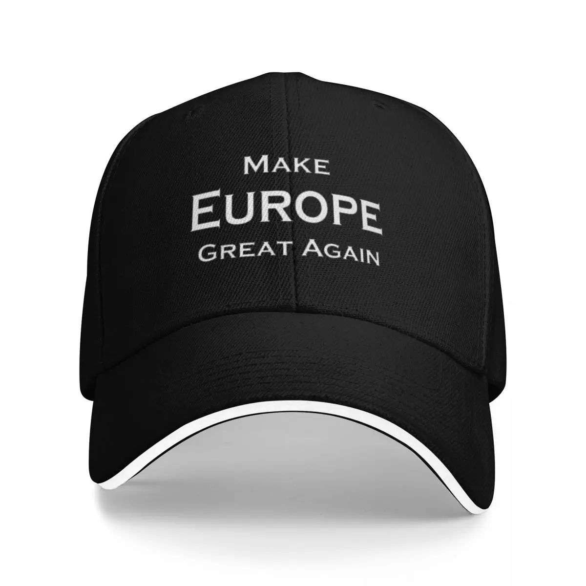 Weiß Make Europe Great Again Sommer-Baseballkappen für Damen, hochwertige männliche Strand-Papa-Hüte, Trucker-Kappe