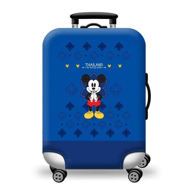 Disney Mickey Mouse Luggage Cover Protector Dust-proof Scratch Resistant Elastic Luggage Cover Apply To 18\'\'-32\'\' Suitcase Case