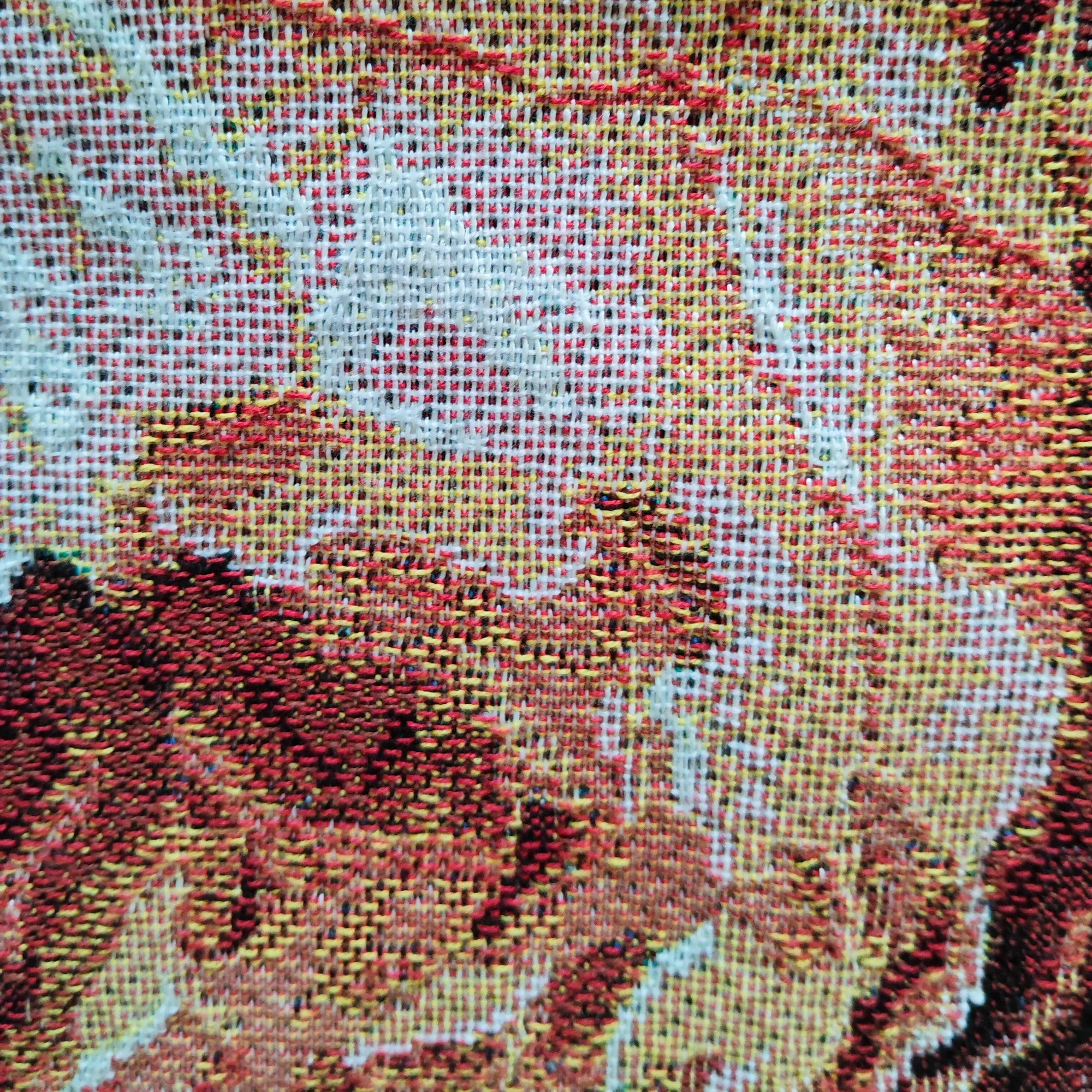 Belgium Wall Tapestry 100% Cotton Digital Jacquard Fabrics Painting For Sitting Room 118*138CM