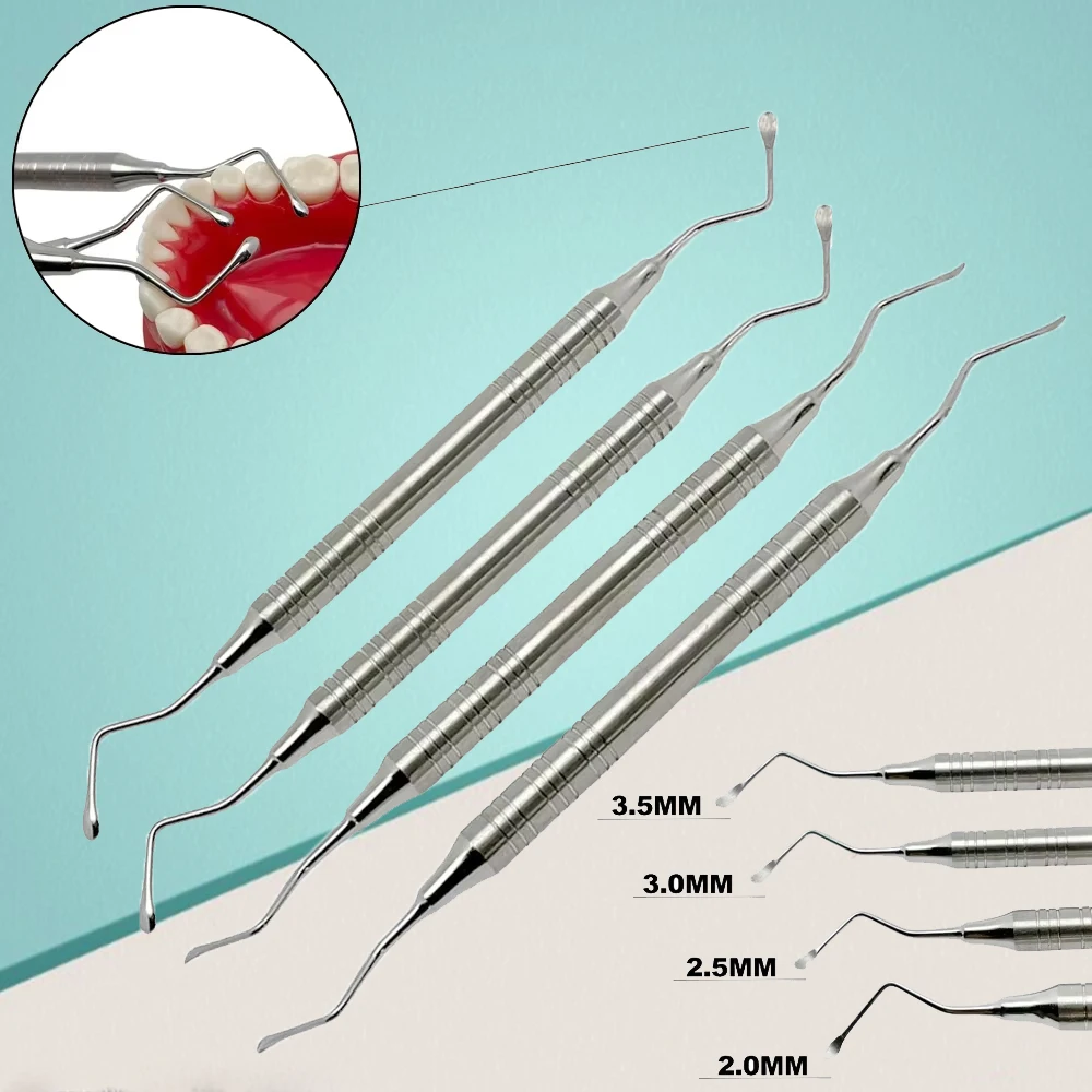 

Dental Curette Jagged Kit Gracey Bone Curette Periodontal Implant Tools Scaler Stainless Steel Dentist Surgical Instrument