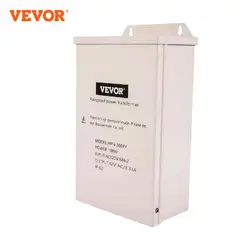 VEVOR Low Voltage Transformer 100/300W Outdoor Landscape Lighting Transformer Weatherproof Pool/Spa/Landscape Lighting Spotlight