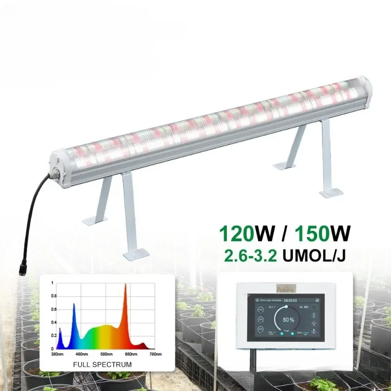 

between plants, high red 660nm plant filling tube balcony vegetable greenhouse, planting growth bar