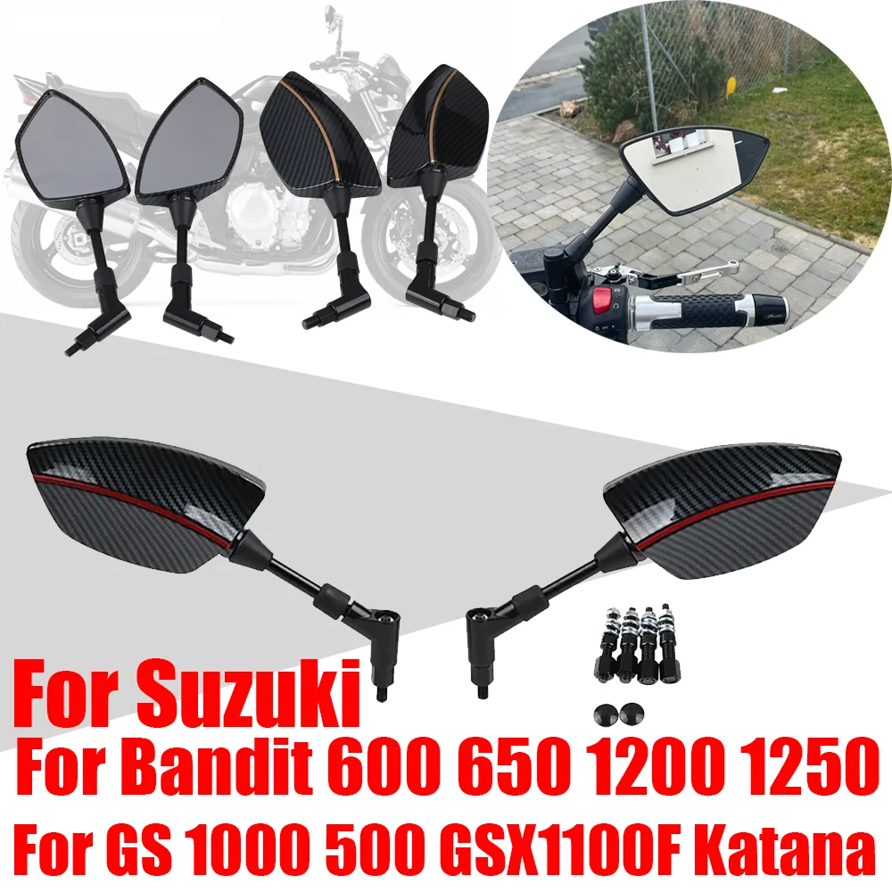 Для Suzuki GSF600 Bandit GSF 600 650 1200 1250 GS1000 GS500 GSX1100F Катана Аксессуары Зеркала заднего вида Боковое зеркало заднего вида