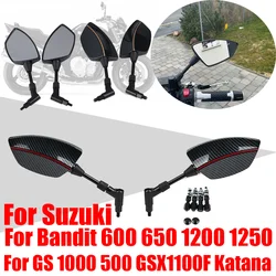 For Suzuki GSF600 Bandit GSF 600 650 1200 1250 GS1000 GS500 GSX1100F Katana Accessories Rearview Mirrors Rear View Side Mirror