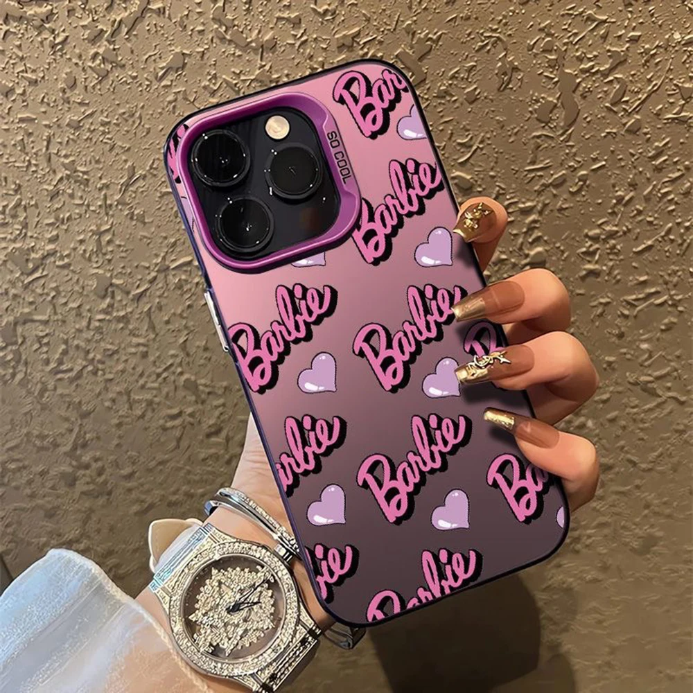 Cool Pink B-Barbies Phone Case For iPhone 16 15 14 13 12 11 mini Pro Max X XR XSMAX 8 7 Plus Anti Fall Matte Back Cover