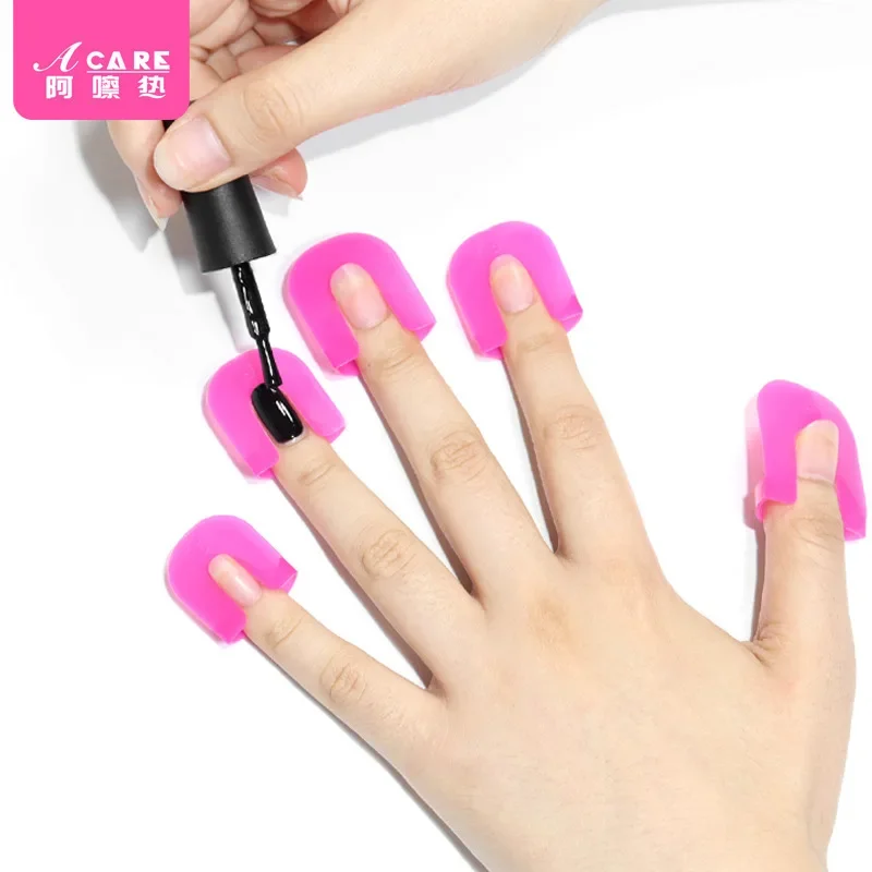 DX01/Nail Anti-Overflow Clip/A1PQ6-Model Clip Coating Gel Nail Polish Edge Gradient French Spill-Proof Protector Nail Re