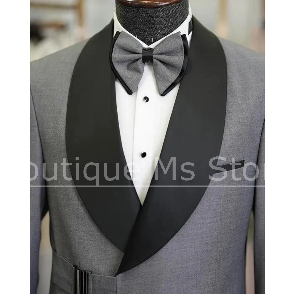 시크한 남성 정장 패션 숄 라펠 슬림핏 웨딩 신랑 프롬 - Men Formal Wear For Dinner 리뷰 및 가격