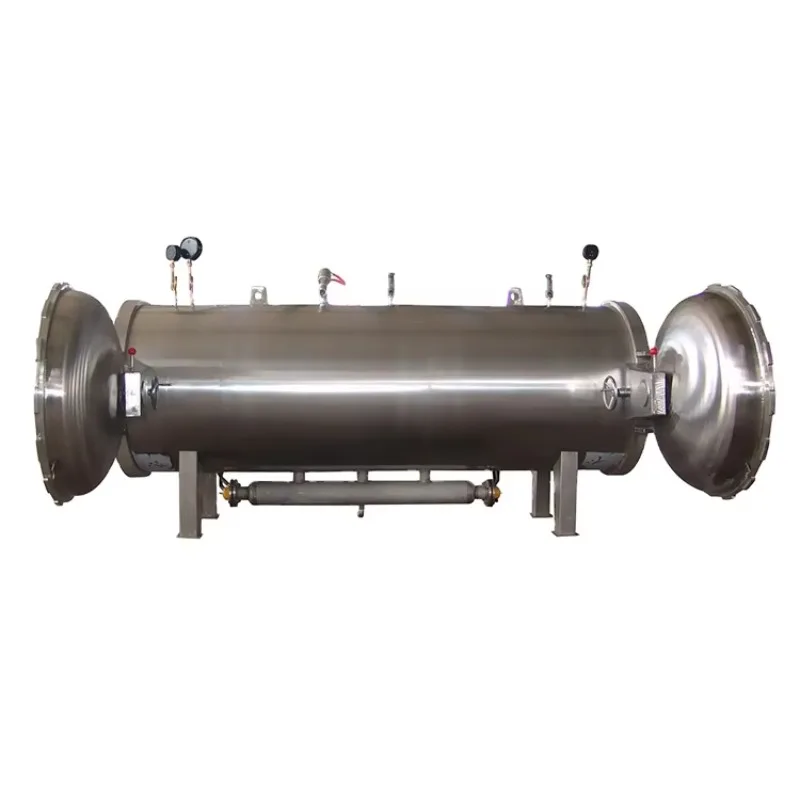 Autoclave Retort Canned Mushroom Straw Sterilizer High Pressure Steam Food Processing Commercial Sale Support Custom