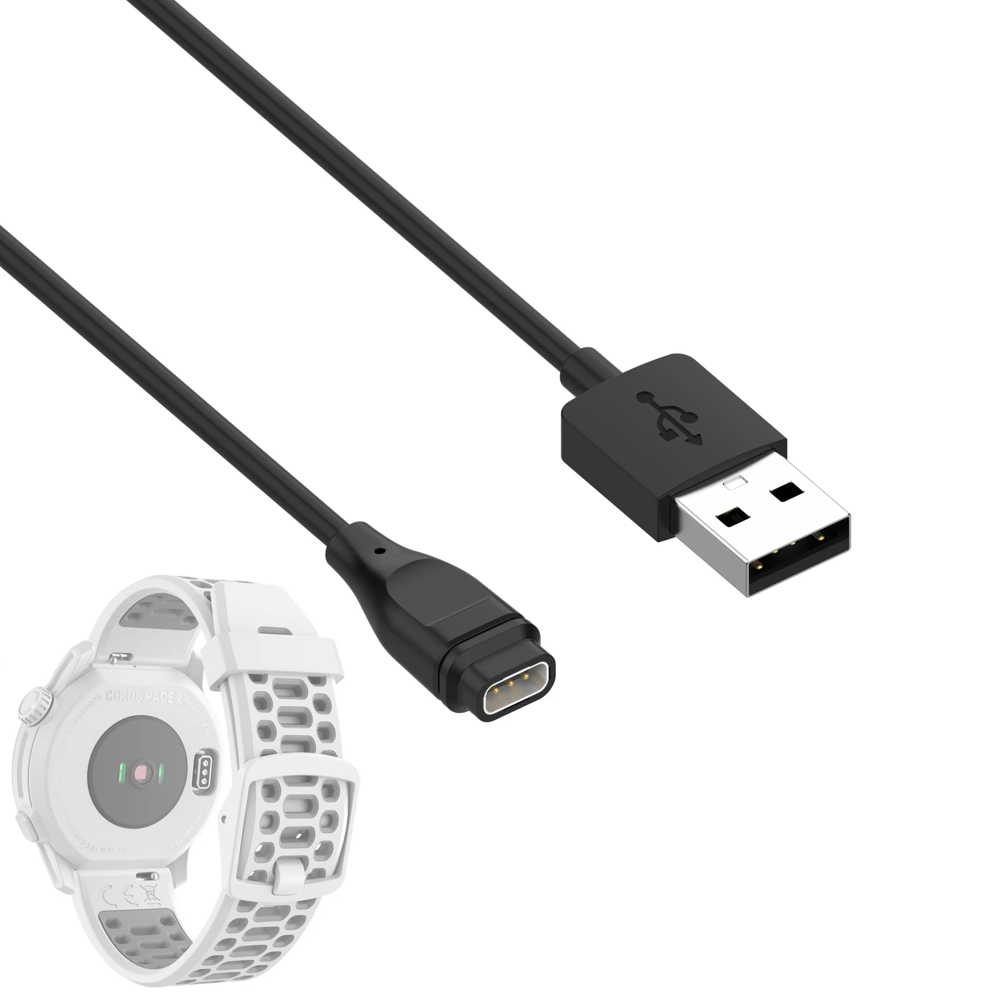 Док-станция для зарядного устройства, USB-кабель для зарядки, провод питания для Coros PACE 3/2/APEX 46 мм 42 мм/Pro VERTIX 2, аксессуары для умных часов