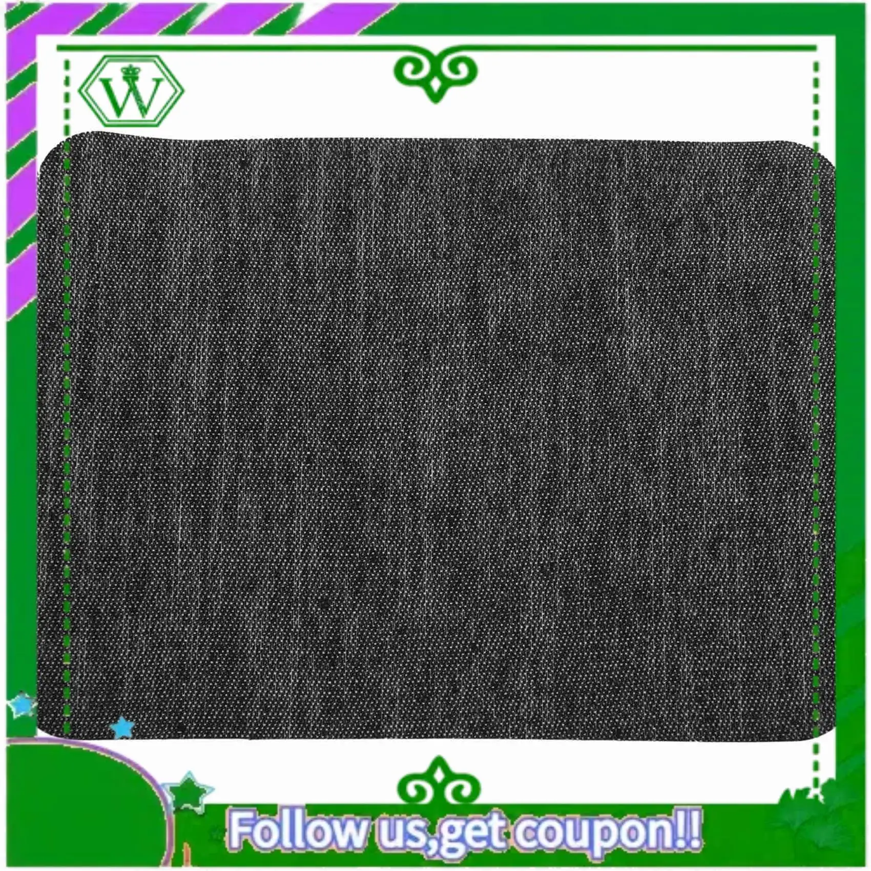 A18P-50Pcs Thermal Sticky Eisen auf Ausbessern Patches Jeans Tasche Hut Reparatur Dekor Design