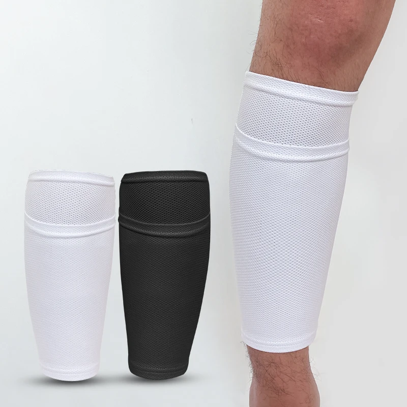 New Football Socks Shin Pads Leg Cover Men Women Sport Sleeves Runing Sleeves