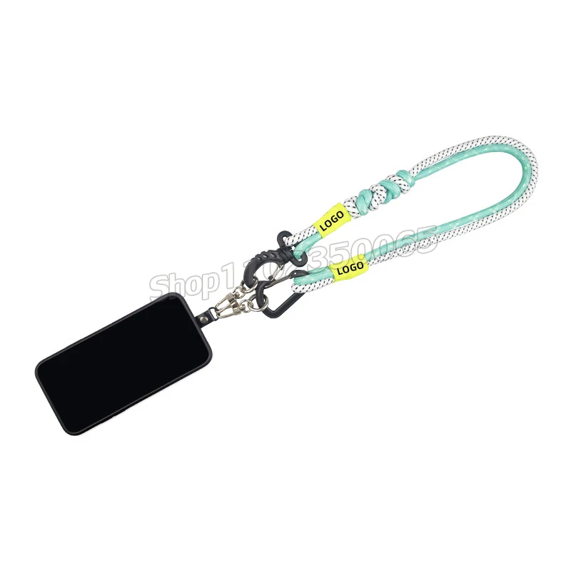 Universal Mobile Phone Women's Lanyards with Polyester Weave Phones Strap Lanyard for Cell Phone Hanging Cord Short Wrist Straps