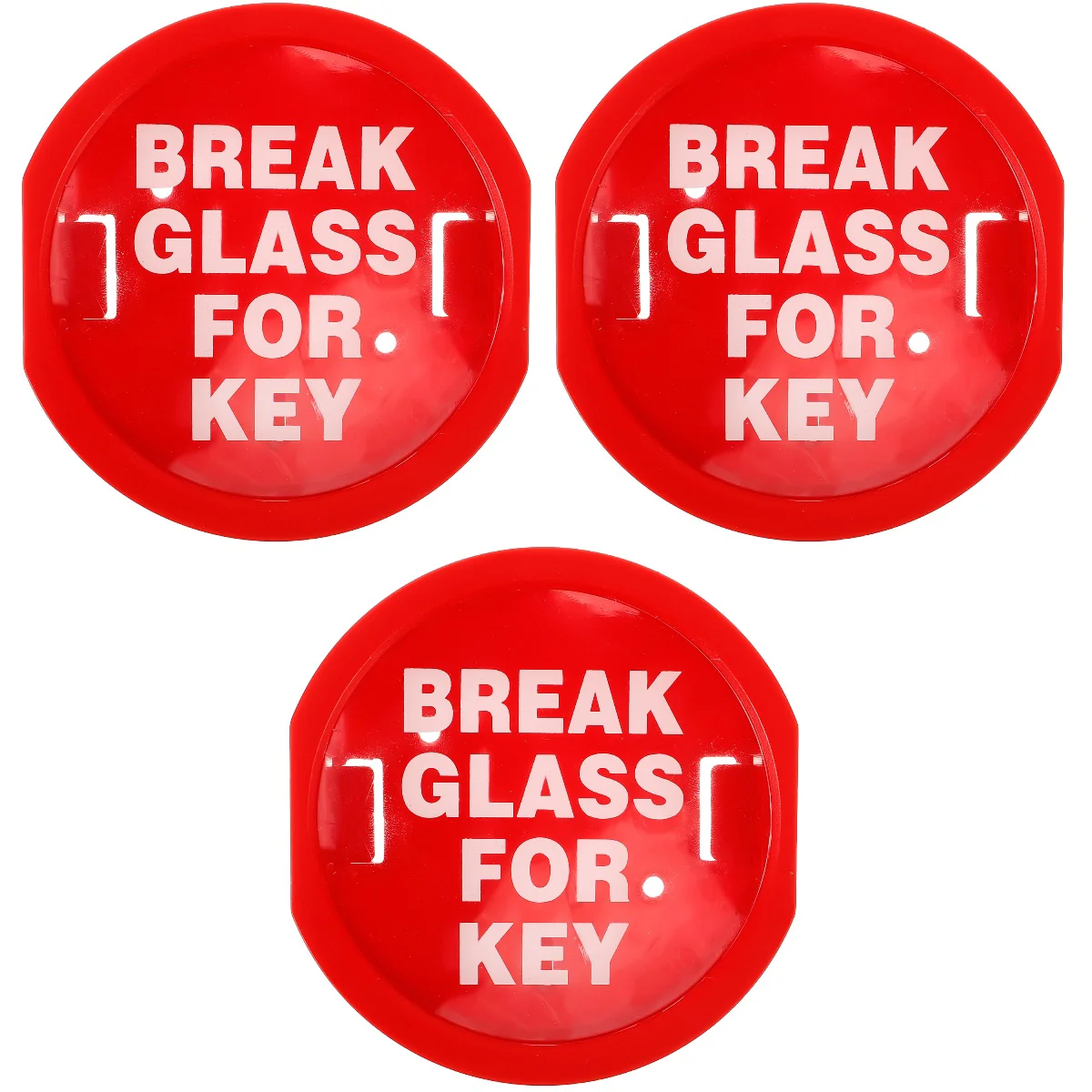 Set of 3 Escape Key Box Breaker Emergency Door Lock Boxes for Keys Storage Office