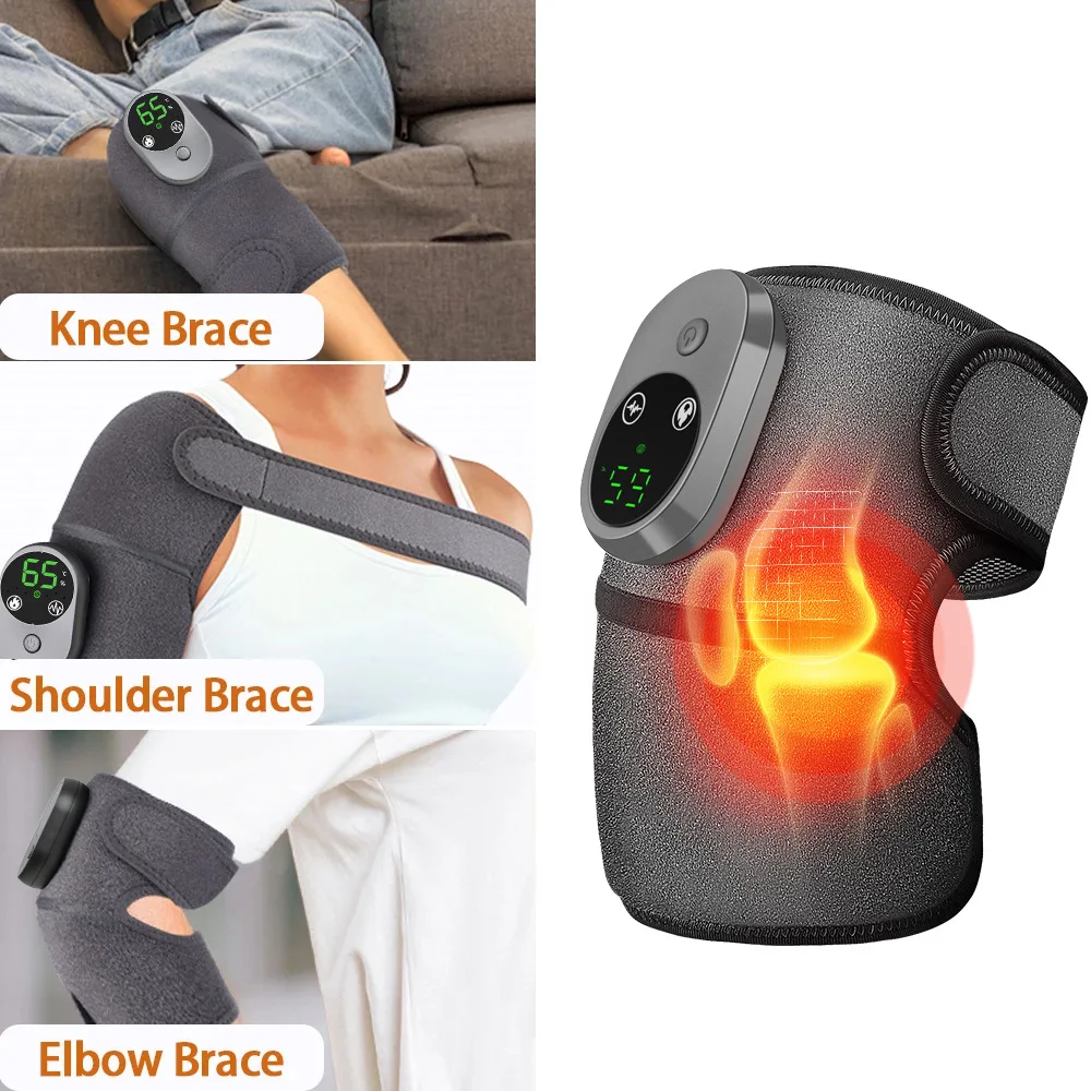 

Electric Heating Knee Massager Vibration Physiotherapy Instrument Shoulder Elbow Massage Arthritis Rehabilitation Pain Relief