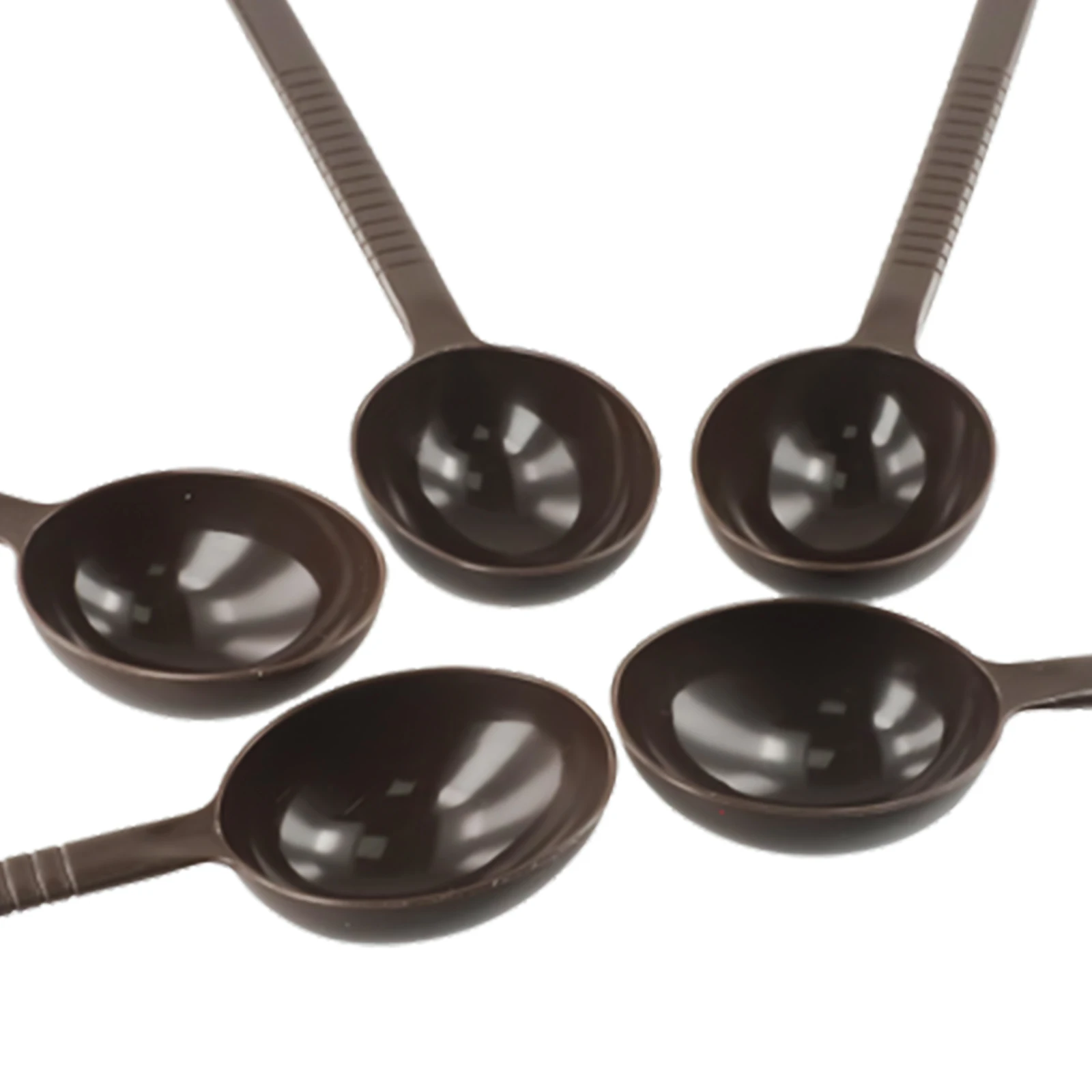 5PCS Dinnerware Set Measuring Spoon Fruit Powder/Coffee Espresso Scoop Plastic Tableware Spoon Flatware Set Dishwasher