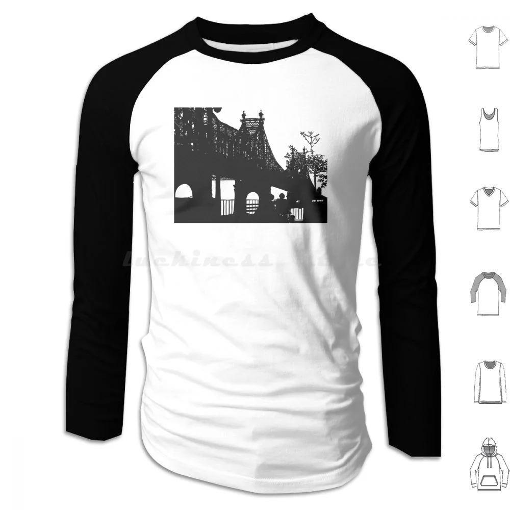 Manhattan Shot Of Bridge-Woody Allen Film Hoodie cotton Long Sleeve Manhattan Film Cinema Woody Allen Comedy Classic