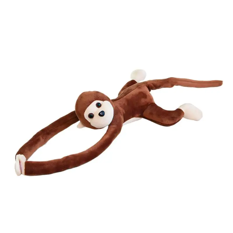 

Мягкая обезьяна, милые плюшевые обезьяны с длинными руками, аксессуары для кукол, фигурка мягкого животного для мамы, дочки и подруги
