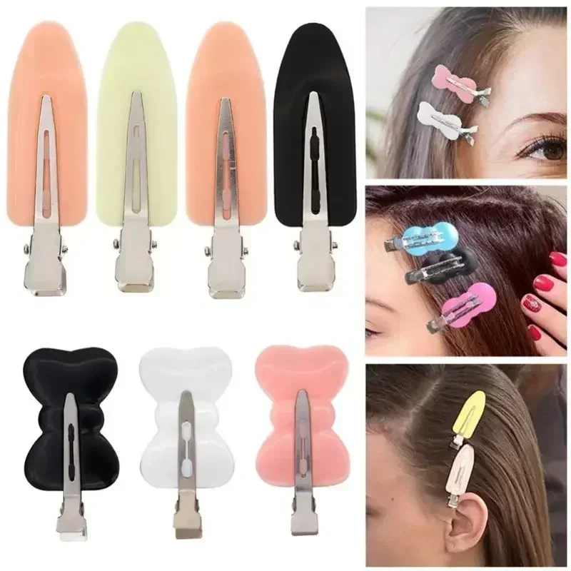 

2/3/4Pcs No Bend Seamless Hair Clips Side Bangs Fix Fringe Barrette Makeup Washing Face Accessories Hair Accessories