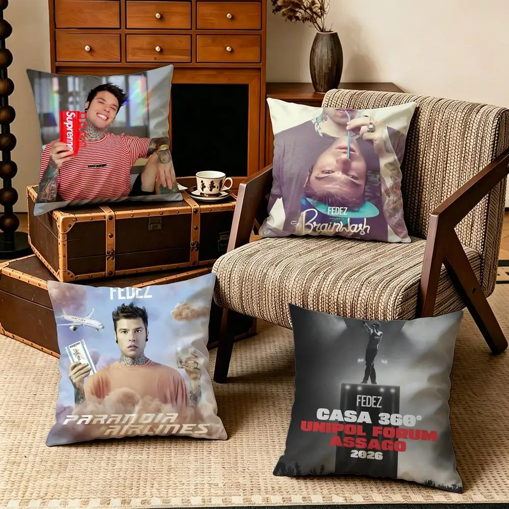 Celebrity-FedezS Cushion Cover Soft Velvet Cushion Cover Set 4Pcs 50x50 45x45 Zipper Pillowcase for Home Decor