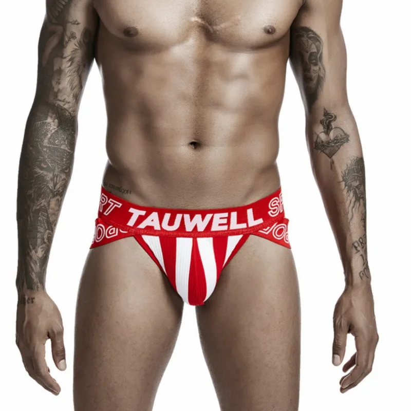 

TAUWELL Men's Briefs Sexy Men Underwear Jockstrap Slip Homme Bikini Cueca Hombre Underpants Gay Panties Calzoncillos Breathable