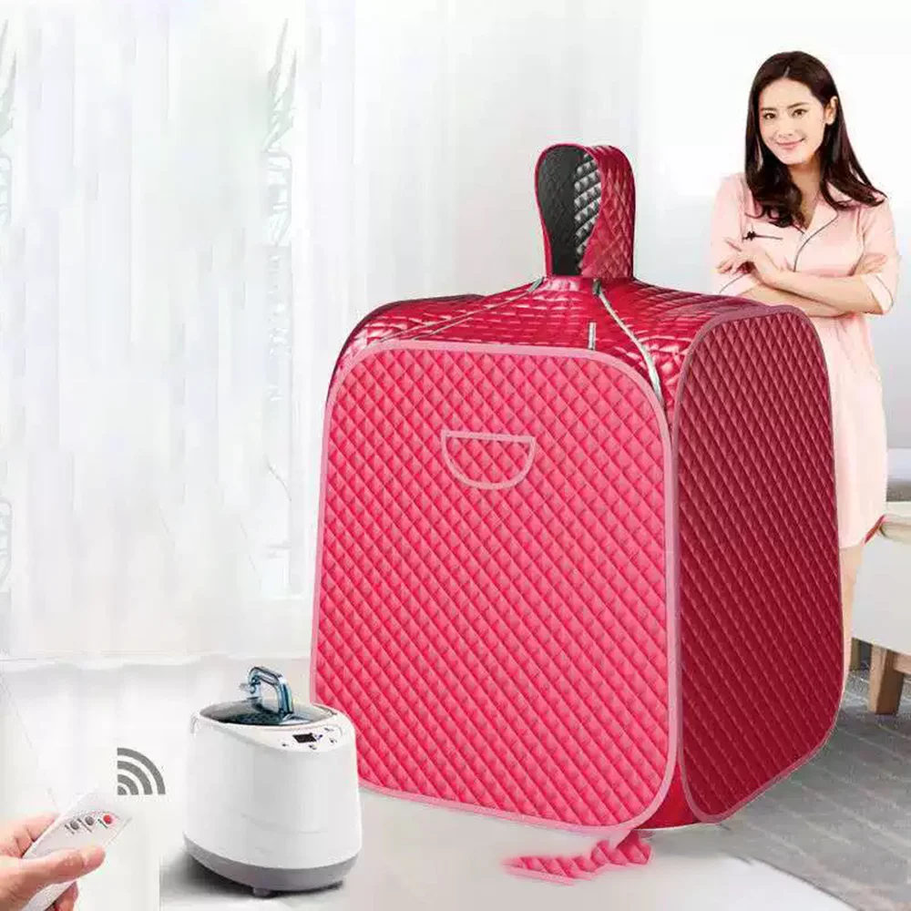 

Portable Sauna Steam Sauna 2L Intelligent Remote Control Detoxification Slimming Spa Home Sauna