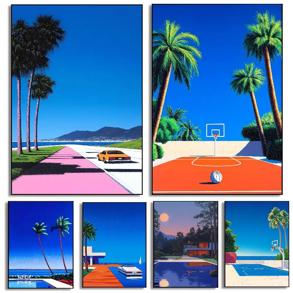 H-Hiroshi Nagai Poster Mural For Living Room Bedroom Wall Office Wall Decor Gift For Friends Unframed