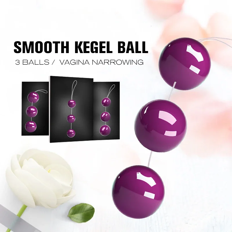 Smooth Kegel Ball Chinese Vagina Balls For Women Adult Sex Toy Vaginal Contracting Dumbbell Centrifugal Anal Beads Stimulator