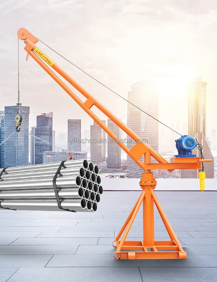 

Вращение на 360 градусов, небольшой мини-строительный материал, подъемник, обезьяна, уличный кран