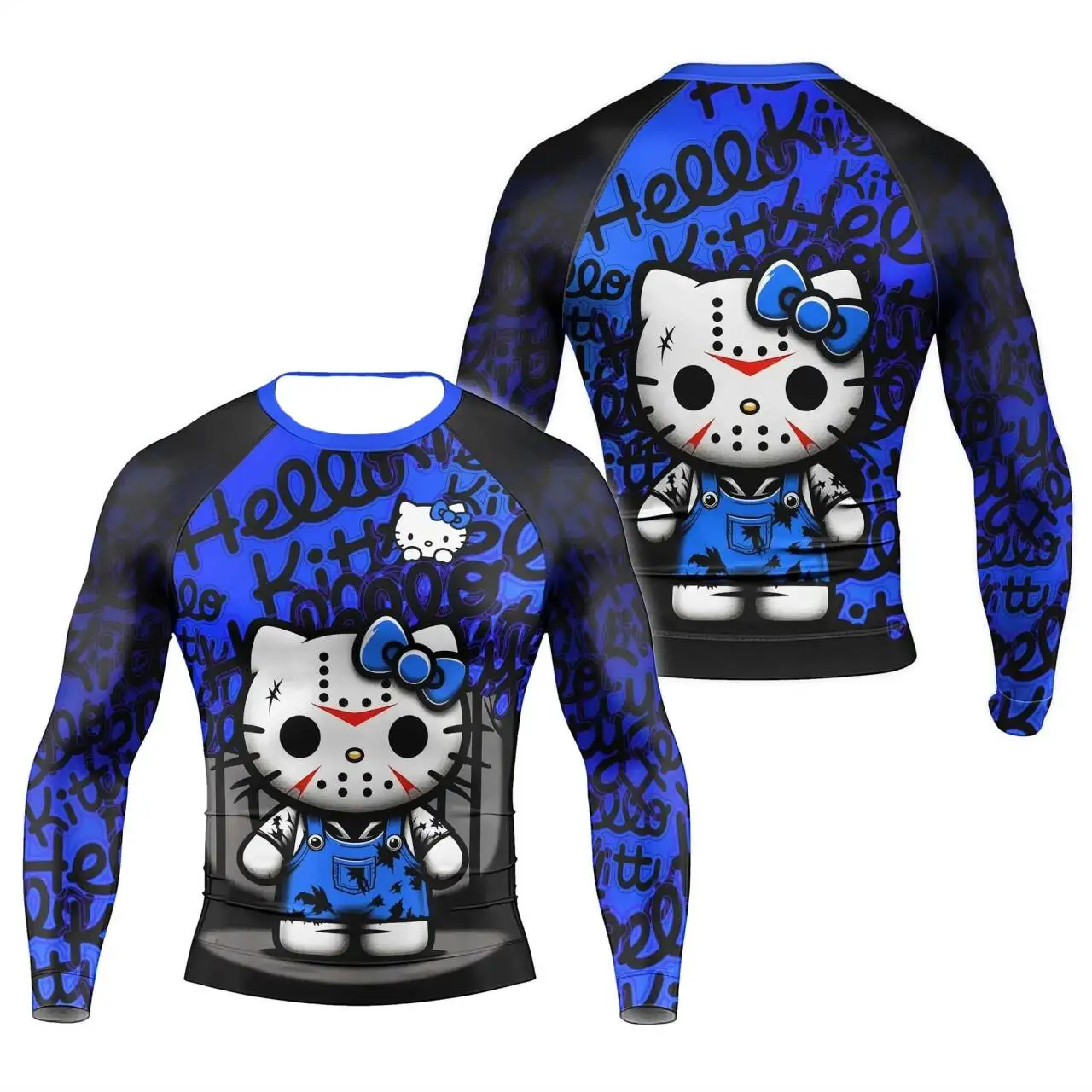 2026 جيسون فورهيس كيتي الأزرق أربعة مواسم قاعدة ثلاثية الأبعاد سريعة الجافة الرجال والنساء الكبار الأطفال طويلة الأكمام قصيرة الأكمام #1