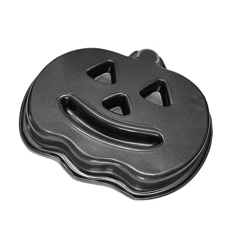 Pumpkin Cake Baking Pan 3D Pumpkin Baking Pan Cake Mold Carbon Steel Pastry Molds Non-Stick Bakeware Grooved Pumpkin Baking Mold