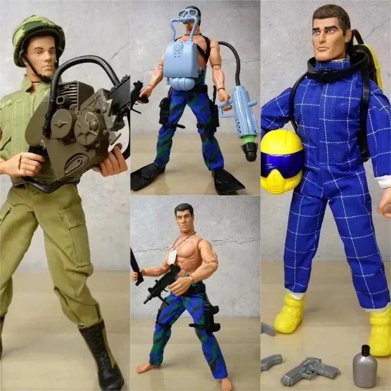 Männlicher Soldat im Maßstab 1:6, handgefertigt, zum Sammeln von Spielzeug, spezielle Puppe, modernes Ornament, Actionfiguren, Szenenzubehör