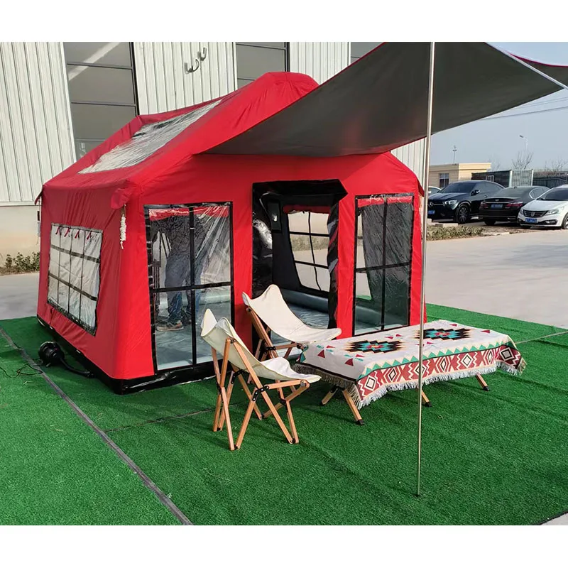 

Winter Outdoor Inflatable House Tent Camping Hike Inflatable Tent 2 Person