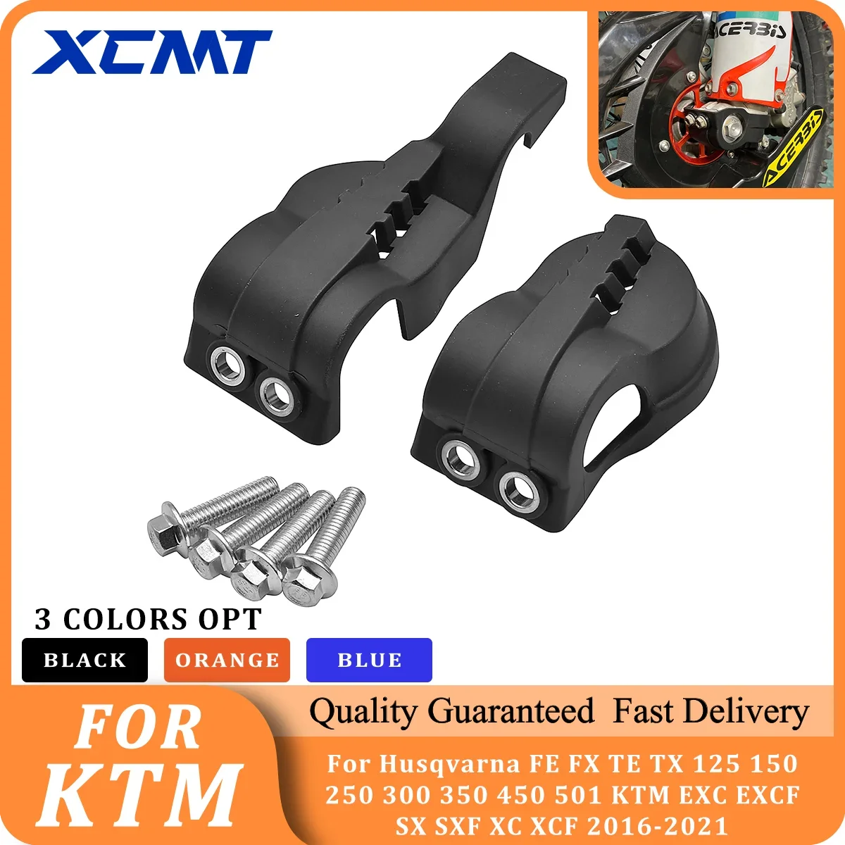 Lower Fork Leg Shoe Guard Protector For KTM EXC EXCF SX SXF XC XC Husqvarna FE FX TE TX 125 150 250 300 350 450 501 2016-2022