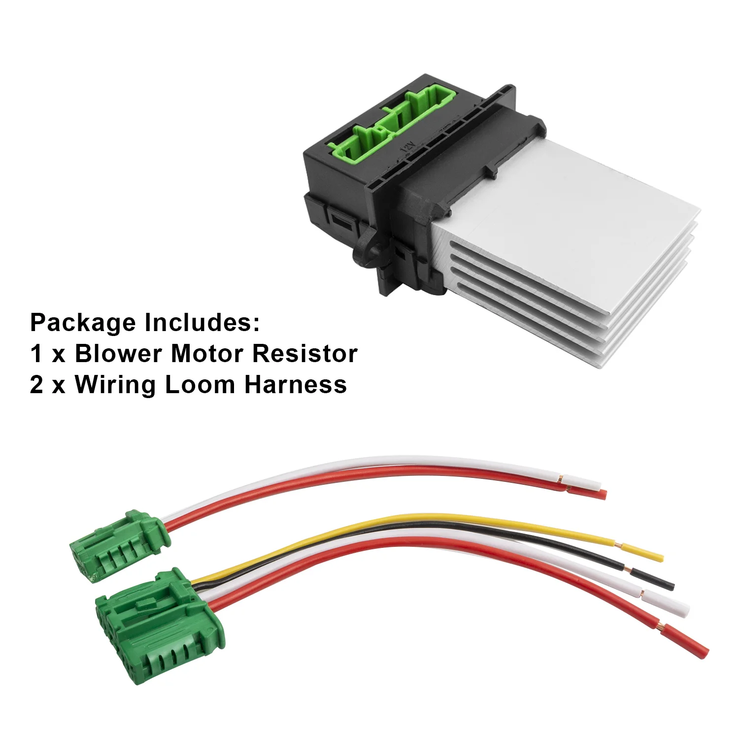 Blower Motor Heater Fan Resistor+Connector/Wire   for Nissaan Perugeot 207 607 Ciestroen C2 C5 C3 6441.L2  6441L2